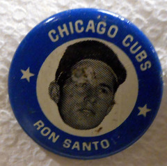 Ron Santos Chicago Cubs © 1969 Pinback